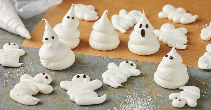 Das perfekte Halloween-Rezept mit Baiser - Schnell gemacht, herrlich schaurig
