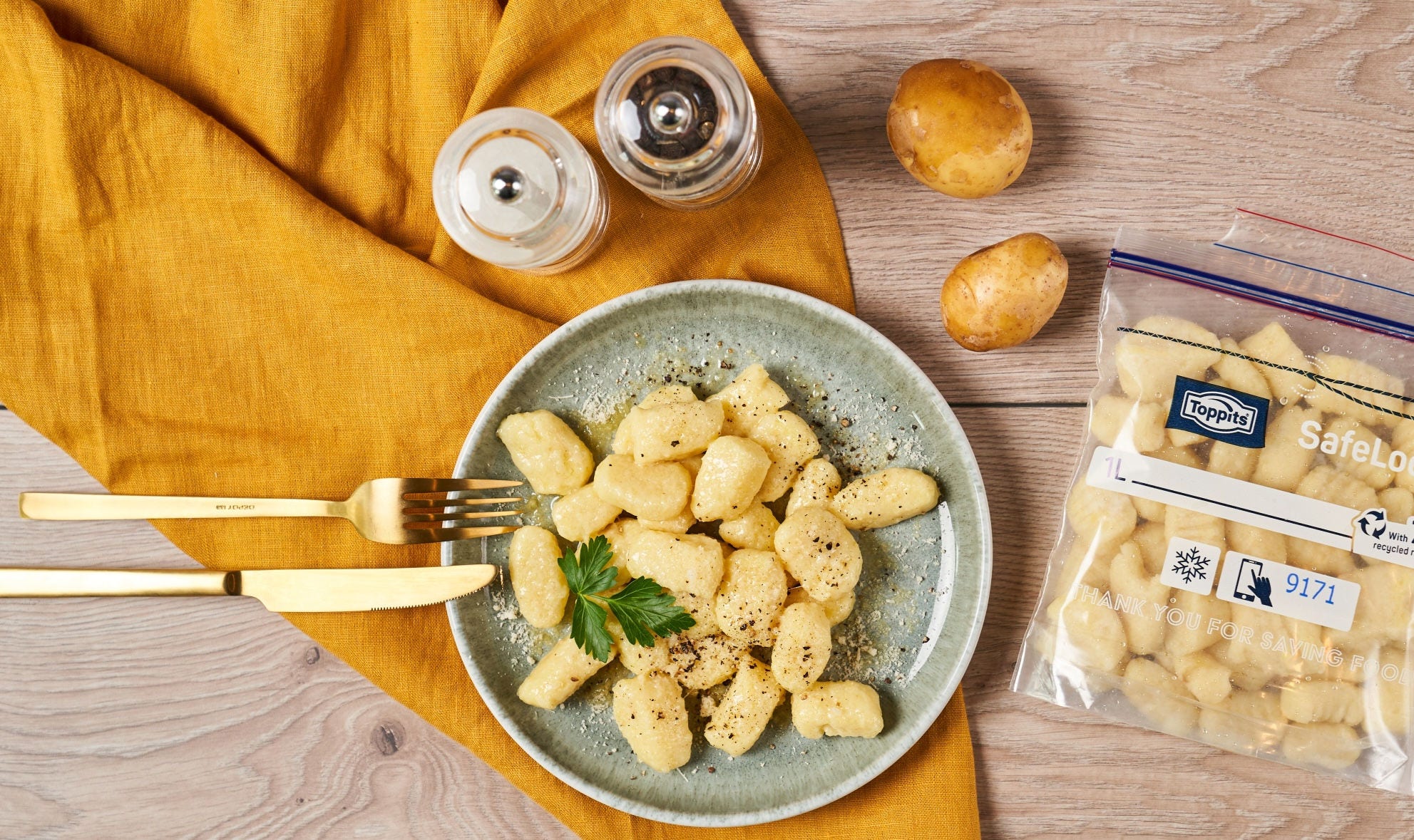 Italienischer Klassiker: Gnocchi aus übrig gebliebenen Kartoffeln