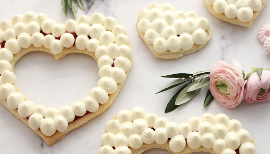 Herzkuchen im Number Cake Stil: Rezept für ein Herz