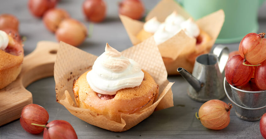 Stachelbeerkuchen mit Baiser: Rezept für köstliche Friands