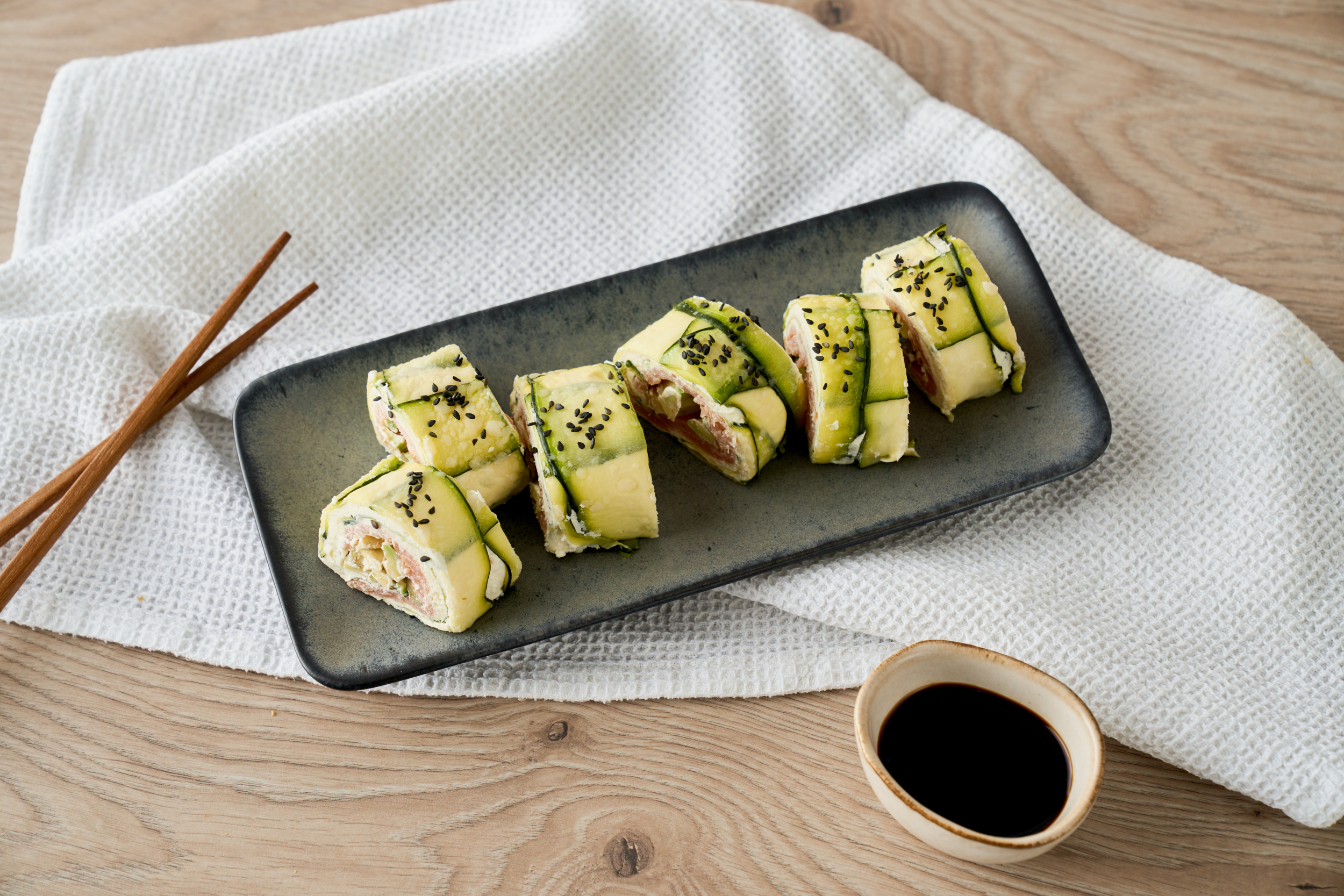 Schnelles Fingerfood: Sushi Rezept mit Zucchini