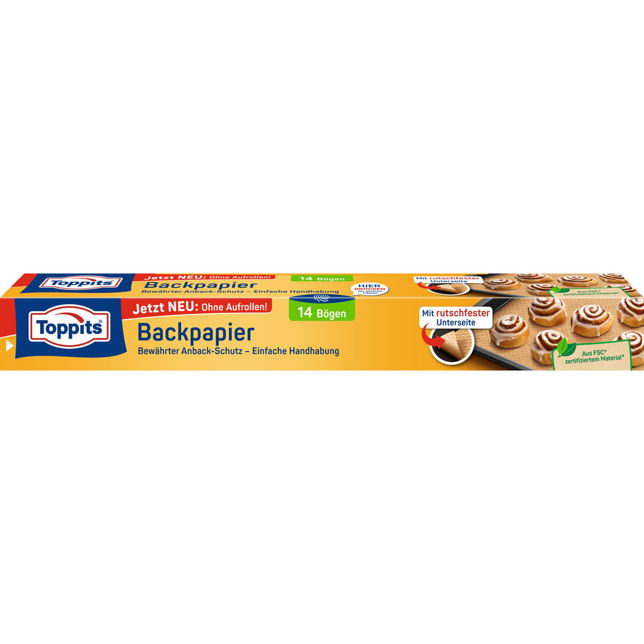 Toppits Back-Bögen Verpackungsvorderseite 14 Bögen