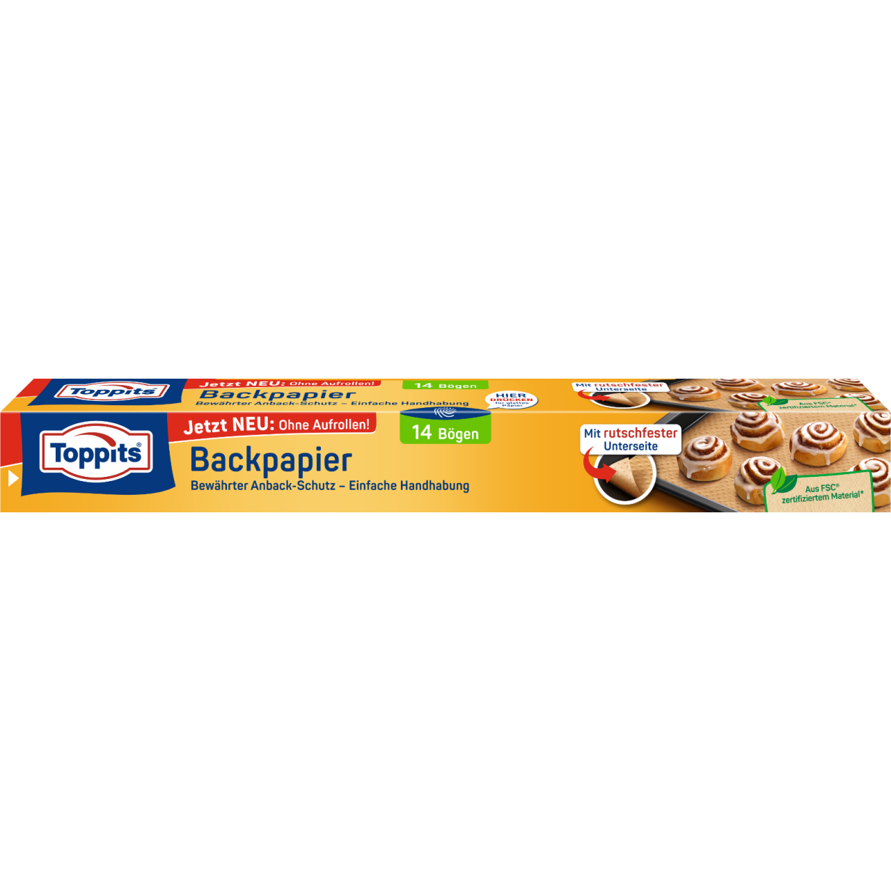 Toppits Backpapier Bögen 14 Bögen Verpackungsvorderseite