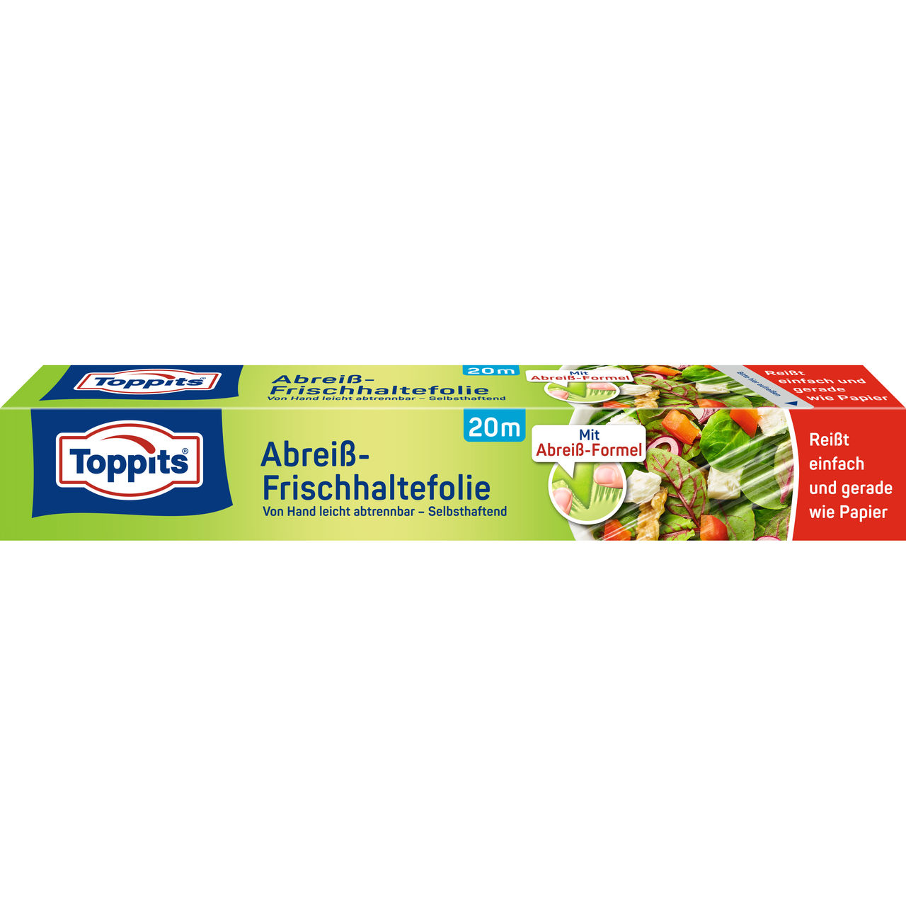 Toppits Abreiß-Frischhaltefolie 20m Verpackung Vorderseite