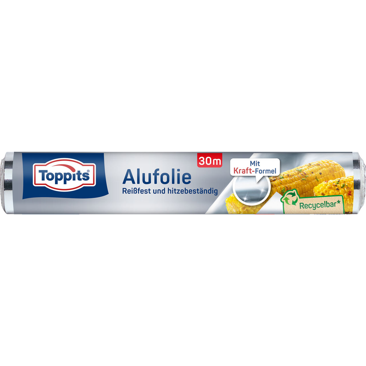 Toppits Alufolie 30m Rolle Verpackung Vorderseite