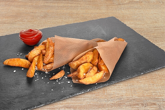 Ofenpommes mit Backpapier von Toppits