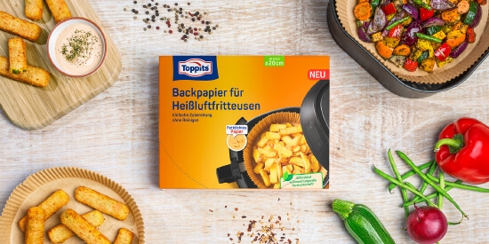 Toppits® Backpapier Heißluftfritteusen