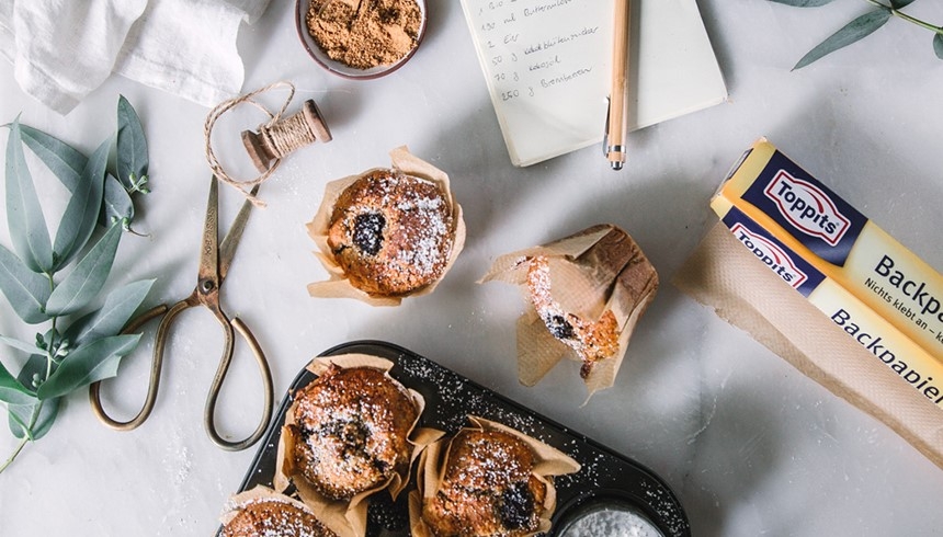 Wie du Muffinförmchen aus Toppits® Backpapier machen kannst