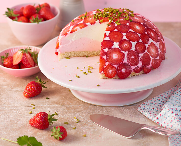 Erdbeer Kuppel Torte - Rezepte Suchen